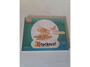 3D Rockers Trä Pussel - Hydroplane