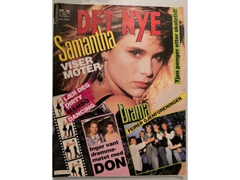 Samantha Fox - A very rare newspaper from Norway from 1987( Full magazine ) 3