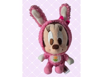Disney Minnie Mouse Bunny Kigurumi Maskot Nyckelring Japan