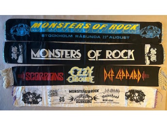 Monsters of Rock Halsdukar / turnehalsdukar