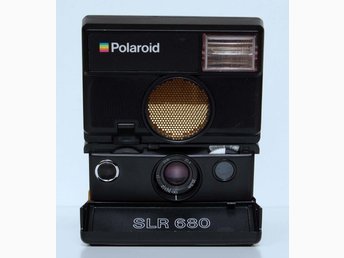  SLR 680, 600-film, manual medföljer. POLAROID LAND CAMERA