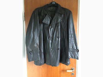 Häftig vintage skinnjacka storlek D 108 i äkta.. (379934804 Häftig vintage skinnjacka storlek D 108 i äkta.. (379934804