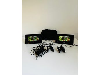 Scott TSX 710PACK Bärbar DVD-spelare med dubbla skärmar