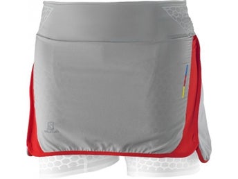 Salomon Women's S-LAB EXO Twinskin Skort Löparkjol - Storlek XS
