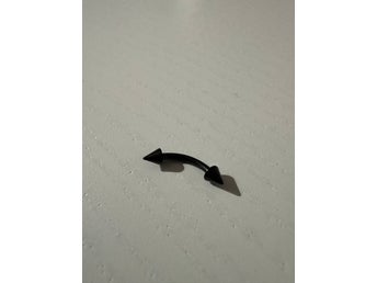 Rostfritt stål Piercing / kroppssmycke [Svart] (3)