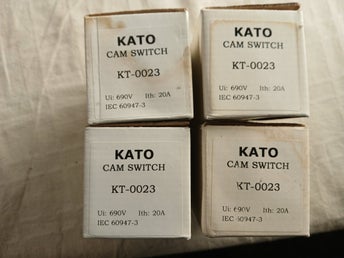 KATO kamvelger KT-0023 (LW26-20) 20A 690V – NY – 4 stk
