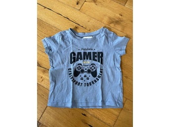 D.M.D By denim day blå t-shirt, storlek 92, Gamer