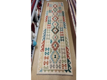 Autentisk klassisk handvävd Kelim 79 X 298 cm