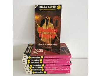 Kalla Kårar 8 st retro skräckpocket (Nr 50, 53-59)