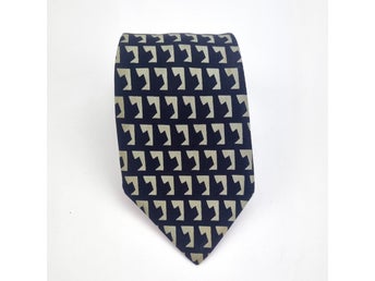 Yves Saint Laurent mörkblå slips