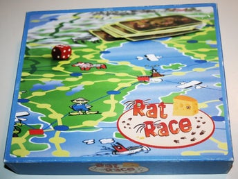 RAT RACE RÅTT-TÄVLING Komplett sällskapsspel/familjespel