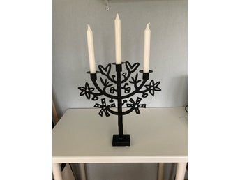 Ljusstake Flower, design: Bengt o Lotta, höjd 38 cm, inkl. ljusmanchetter