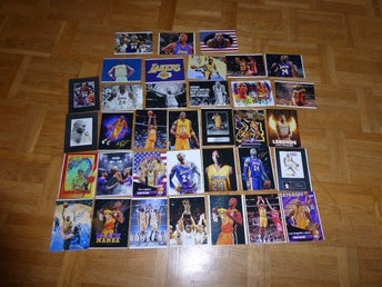 35 st. olika Kobe Bryant Los Angeles Lakers fotografier 11 x 15 cm