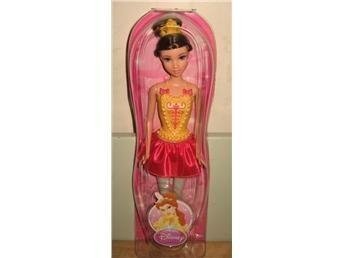 Disney Princess docka Belle Ballerina Docka med Gul Ring