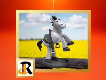 Bullseye häst figur från Disney Pixar filmen Toy Story