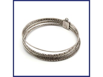 Armring, 925 silver (vikt 25,45g, 19cm)