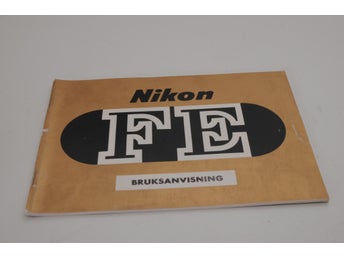 Nikon FE Bruksanvisning