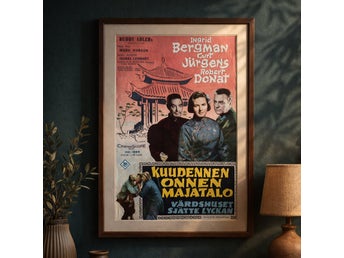 Ingrid Bergman – The Inn of the Sixth Happiness 1958 Original finsk filmaffisch