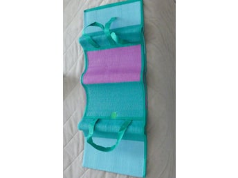 2-in-1 Hopvikbar Väska/Underlägg/Matta Strand/utflykt/Camping/Resa m Handtag #5