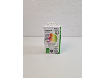 Deltaco Smart Home RGB LED-lampa med E27-sockel