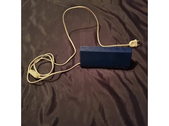 Blå Vägglampa / sänglampa 60-tal.