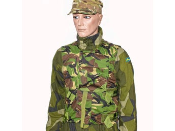 [180/104] NEW Genuine British Army Body Armour Combat Vest Woodland Camo Airsoft