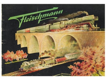 Alla Fleischmann kataloger 1953 - 69 + USA broschyrer samlat på CD-Skiva