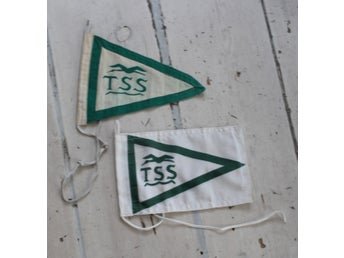 2 VIMPLAR. TSS TRANEBERGS SEGELSÄLLSKAP.