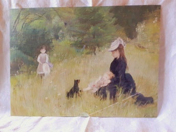 Konsttryck/konstfoto I gräset - Berthe Morisot