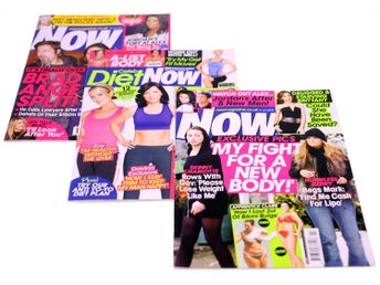 Now/Celeb Diet Now magazine-three magazines included-Jan/Feb 2010-NEW (582g)
