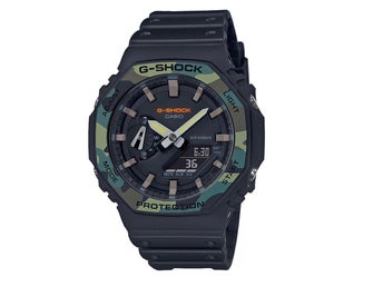 CASIO G-Shock Kamouflage/Svart GA-2100SU-1AER Armbandsur Klocka 45mm Quartz Ny