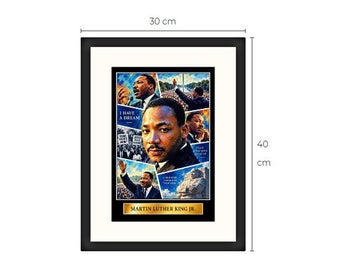Martin Luther King Jr. Art print tavla Limited Edition