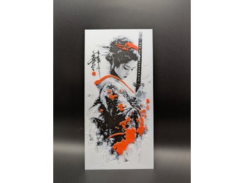 Japanese Geisha Fan Art