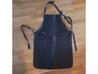 Grillförkäde mörkbrunt läder