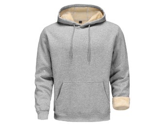 Varmfodrad Huvtröja / Hoodie, Storlek XXL