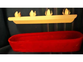 korg ljusstake ADVENT hantverk !