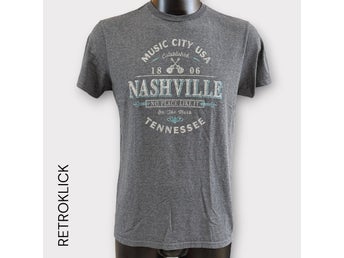 Nashville - Music City T-Shirt Stl: M