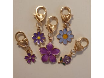 5st nyckelring blomma