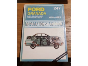 FORD GRANADA Reparationshandbok av P O Thorsell, 1987