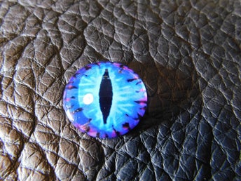 Draköga Glas Dragon Eye Capochon D.I.Y No 16 ( 30 mm )