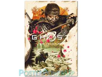 Ghost Of Tsushima - A3-affisch (29,7 x 42 cm)