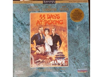 55 Dagar i Peking 1963 159 Min WS 2-LD Laserdisc Pris 225 Frakt 79