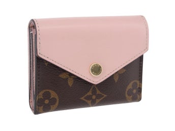 LOUIS VUITTON Monogram Portefeuille Zoe Plånbok Rosa M62933 LV Auth BA14404