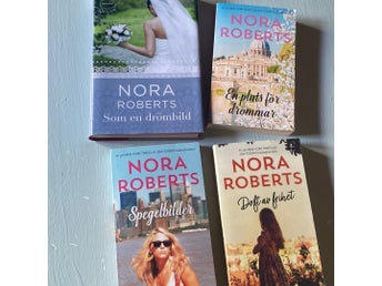 12 st feelgood romaner, pocket, bla av Nora Roberts