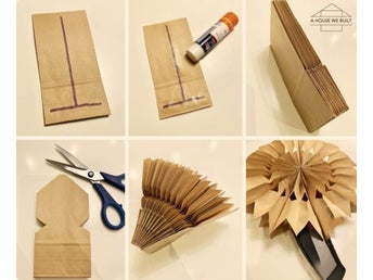 100 st. Vaxpapper brun färg 26,5 x 14 cm 80 gr DIY Pyssel Mat Blommor Ny