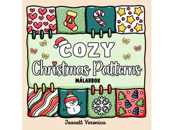 NY COZY CHRISTMAS PATTERN - MÅLARBOK - JUL - JEANETT VERONICA
