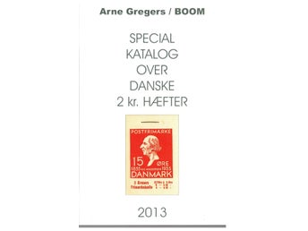 handbok danska 2 krs frimärkshäften av Arne Gregers
