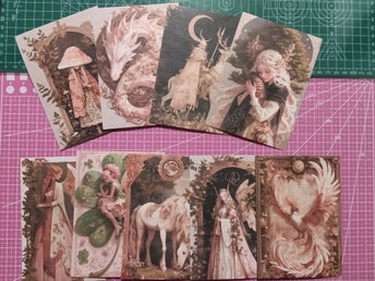 Fantasy papper för scrapbooking