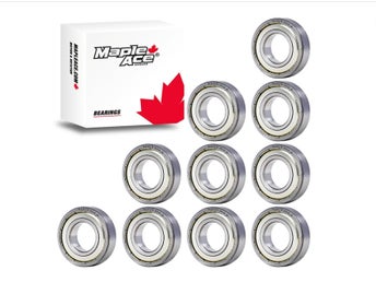 MAPLE ACE 6002 ZZ Kullager Metalltät 15x32x9 mm, 6002 ZZ (10 st.)