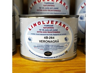 Linoljefärg Veronagrå NY VARA